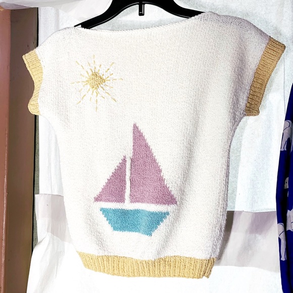 100% Cotton Rib-knit Girl’s Blouse Sz Medium - Picture 2 of 4